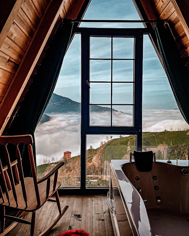 Organik köy bungalow